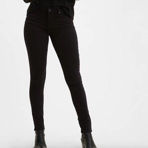 711 Skinny Black LEVI Jean